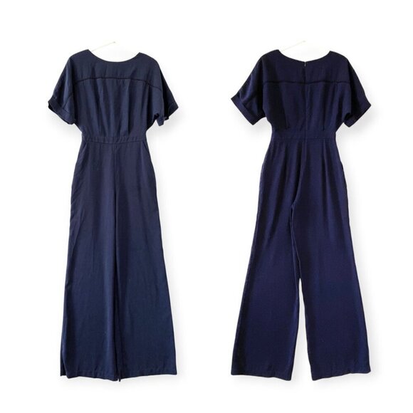 Adelyn Rae Kimono Sleeve Blue Jumpsuit, size XS - Picture 12 of 12